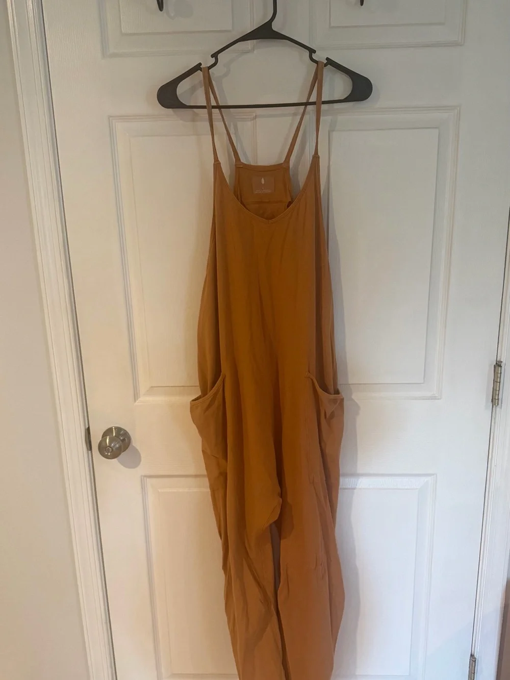 Free People Rust-Toned Utility Jumpsuit - Picture 1 of 3